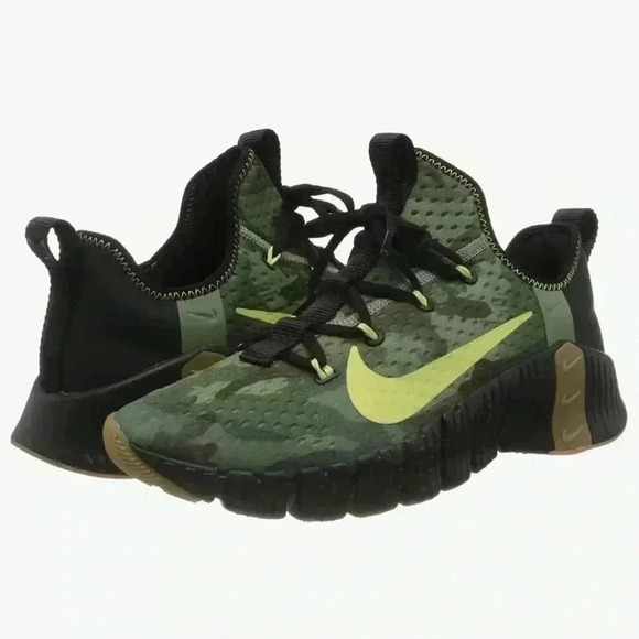 Nike Other - Nike Free Metcon 3 Training Shoes Camo Black Green Men’s Size 8.5